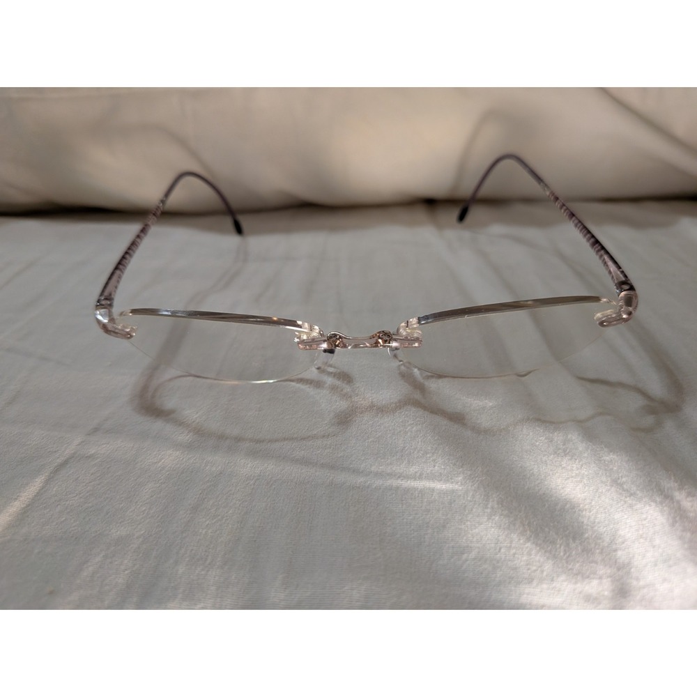 Silhouette Purple Rimless Eyeglasses Frames SPX 1520 10 6055 - 135 mm